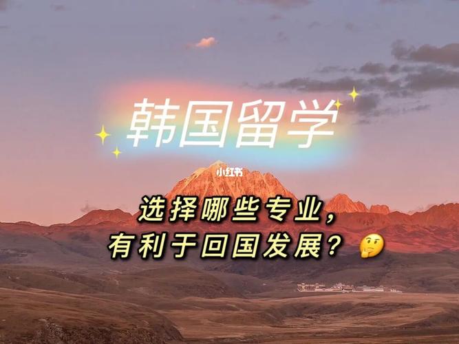 去韩国留学的条件